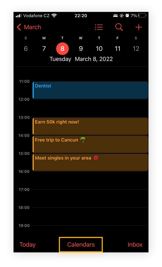 How To Delete Calendar Spam 